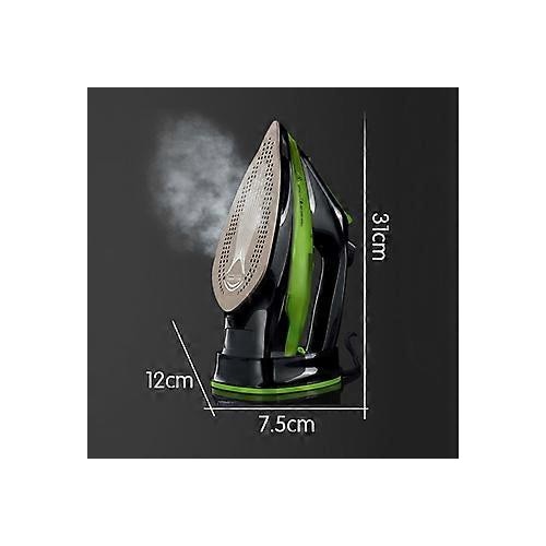 Fier de calcat cu aburi, 2400W, ceramic, verde, 31x7.5x12cm