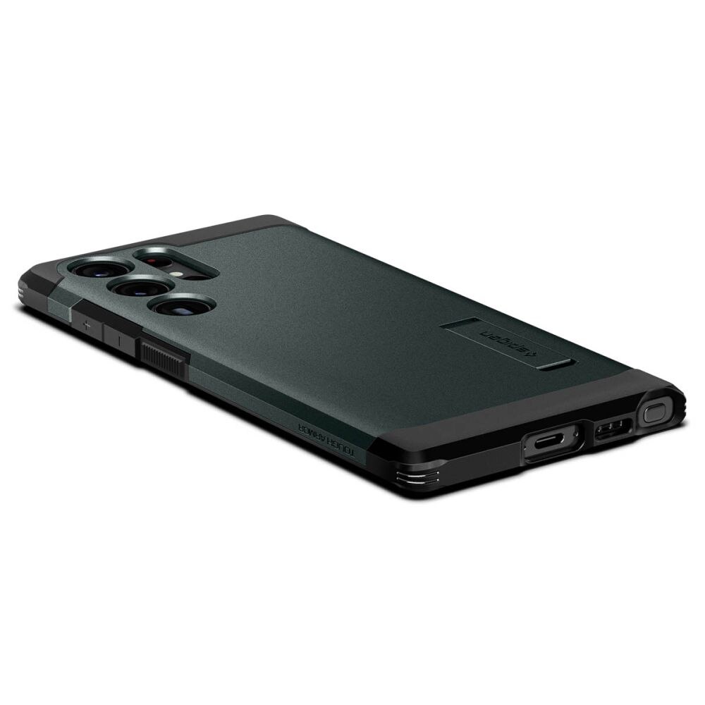 Husa, Spigen Tough Armor pentru Samsung Galaxy S23 Ultra, Verde