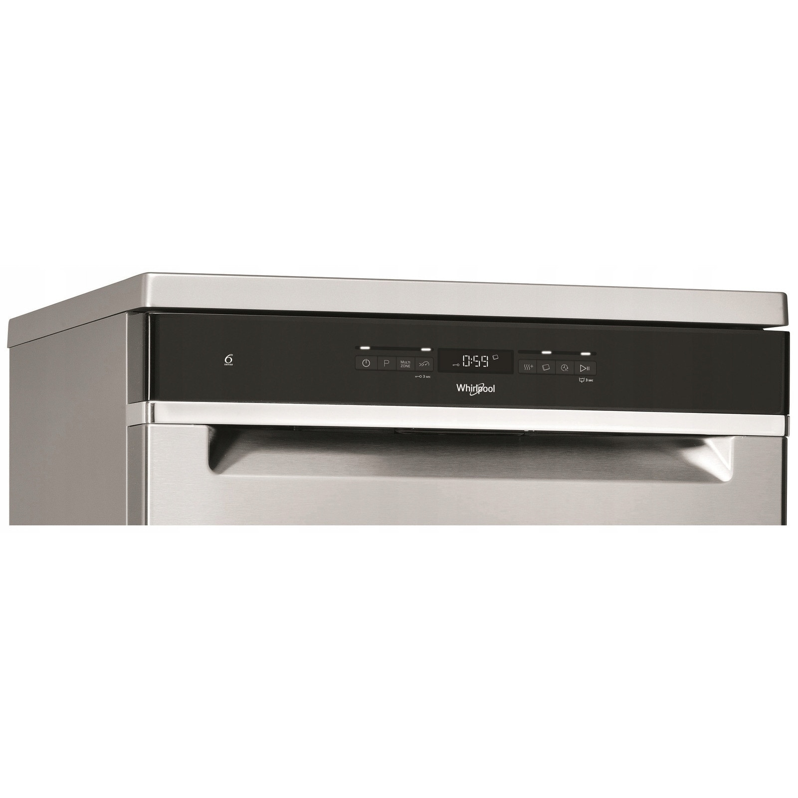 Masina de spalat vase Whirlpool WFO 3T142 X, 14 seturi, inox, 60x59x85cm
