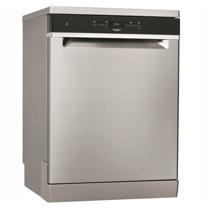 Masina de spalat vase Whirlpool WFO 3T142 X, 14 seturi, inox, 60x59x85cm