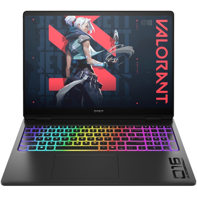 Laptop Gaming HP OMEN MAX 16-ah0003nn cu procesor Intel® Core™ Ultra 9 275HX pana la 5.40 GHz, 16'', WQXGA, OLED, 240Hz, 64GB DDR5 RAM, 2TB SSD, NVIDIA® GeForce RTX™ 5090 24GB GDDR7, Free DOS, Shadow black