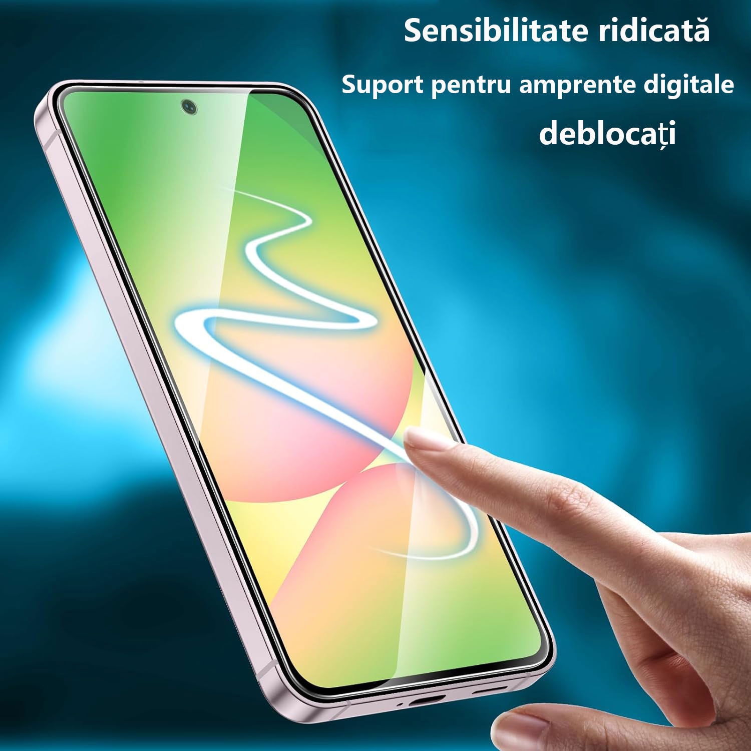 Set de 3 Protectori de Ecran din Sticla Temperata pentru Samsung Galaxy A56 5G, 9H Durabilitate, Anti-Zgarieturi, Ultra Clar HD, Ultra Rezistent