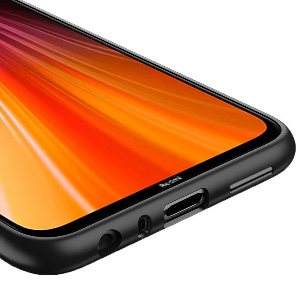 Husa pentru Xiaomi Redmi Note 8T - TPU Silicon UltraSlim, Gekko iSlim - Neagra Negru Carcasa
