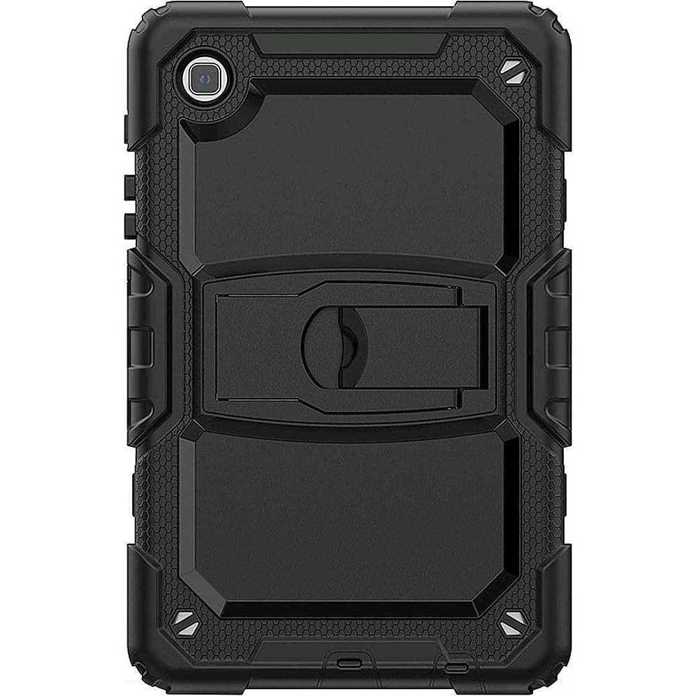 Husa Shockproof Armor pentru Samsung Galaxy Tab A8 (X200/X205), 10.5", Sigloo, stand Built-in, Protectie 360, Negru antracit