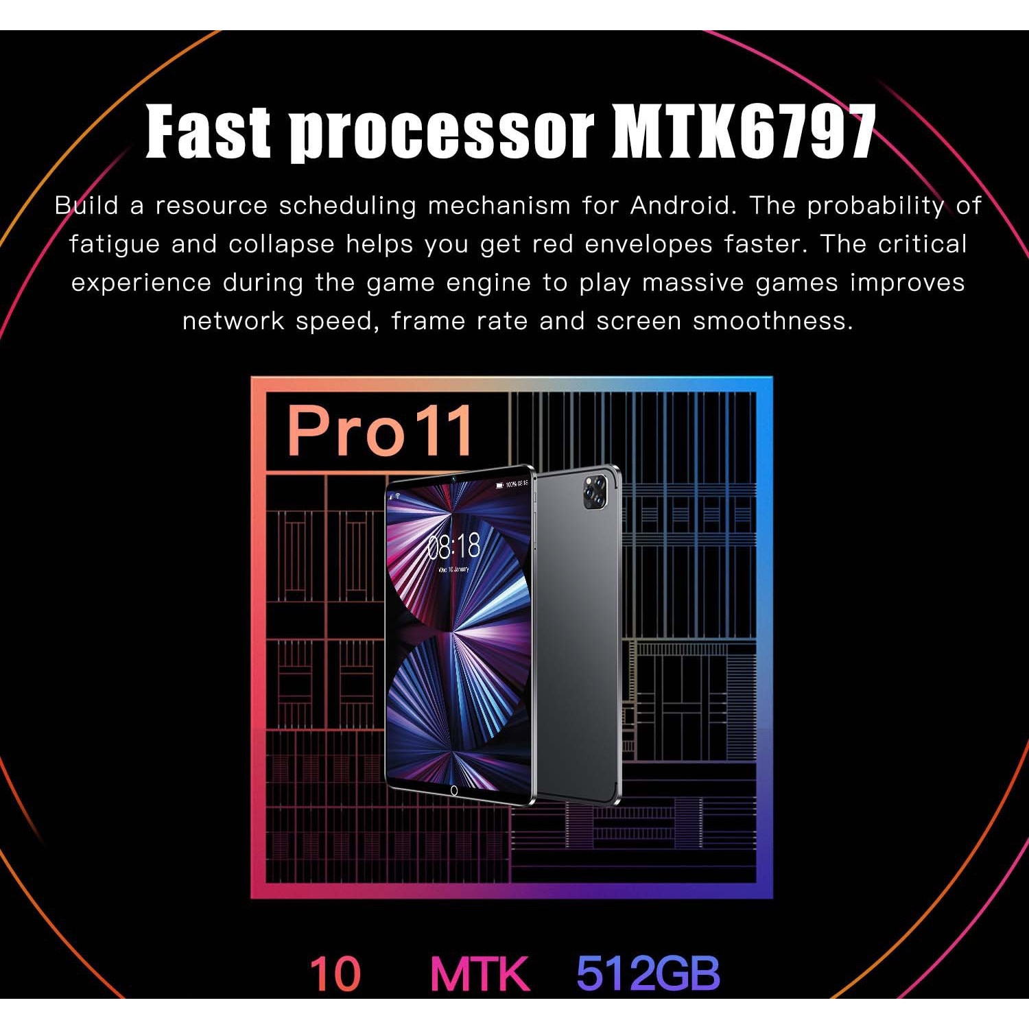 Tableta Android inteligenta de 11,6 inch, cu baterie mare si autonomie extinsa, tableta cu camera dubla，16G+1T