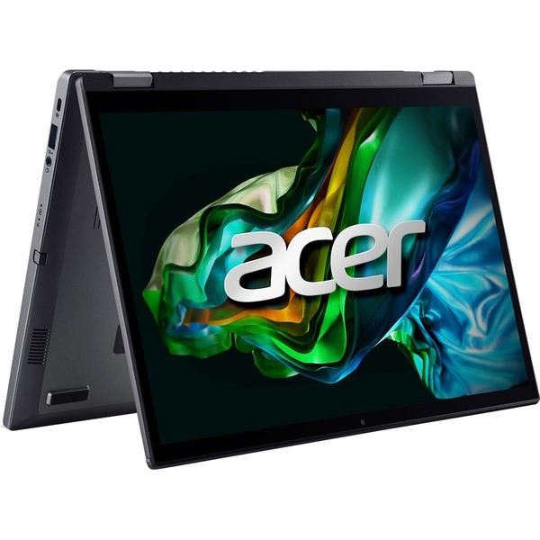 Laptop 2 in 1 ACER Aspire 5 Spin 14 A5SP14-51MTN-777Z, Intel Core I7-1355U pana la 5GHz, 14" WUXGA, 16GB, SSD 512GB, Intel Iris Xe, Windows 11 Home, Gri