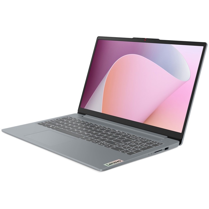 Laptop Lenovo IdeaPad Slim 3 15ABR8 cu procesor AMD Ryzen™ 5 7430U pana la 4.3GHz, 15.6", Full HD, IPS, 16GB DDR4, 512GB SSD, AMD Radeon™ Graphics, No OS, Arctic Grey