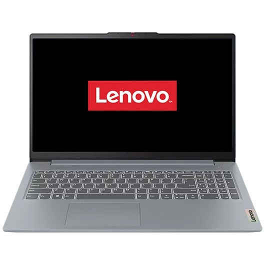 Laptop Lenovo IdeaPad Slim 3 15ABR8 cu procesor AMD Ryzen™ 5 7430U pana la 4.3GHz, 15.6", Full HD, IPS, 16GB DDR4, 512GB SSD, AMD Radeon™ Graphics, No OS, Arctic Grey