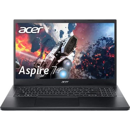 Laptop Gaming ACER Aspire 7 A715-51G-70G1, Intel Core i7-1260P pana la 4.7GHz, 15.6" Full HD, 16GB, SSD 512GB, NVIDIA GeForce RTX 3050 Ti 4GB, Free DOS, Negru