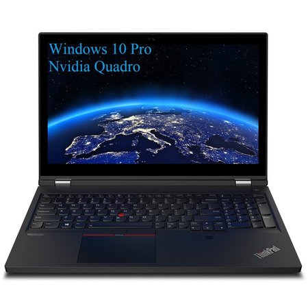 Laptop Lenovo ThinkPad P15 Gen 1 (Intel), 15.6" FHD IPS, Intel Core I7-10750H, 40GB DDR4, 1TB SSD m2 PCIe, 2TB SSD m2 PCIe, NVIDIA Quadro T1000 4GB GDDR6, Windows 10 Pro, Black