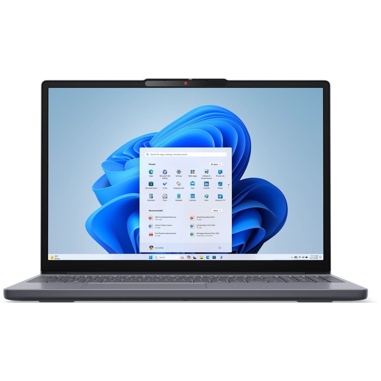 Laptop Lenovo IdeaPad Slim 3 15ARP10, 83K70023BM, 15.3", AMD Ryzen 7 7735HS (8-core), AMD Radeon 680M, 16GB 4800MHz (1x 8GB onboard) DDR5, Gri