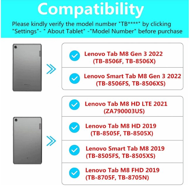 Husa pentru Lenovo Tab M8 HD 8.0 (2019) – Slim Stand Folio, Model Cherry Cat