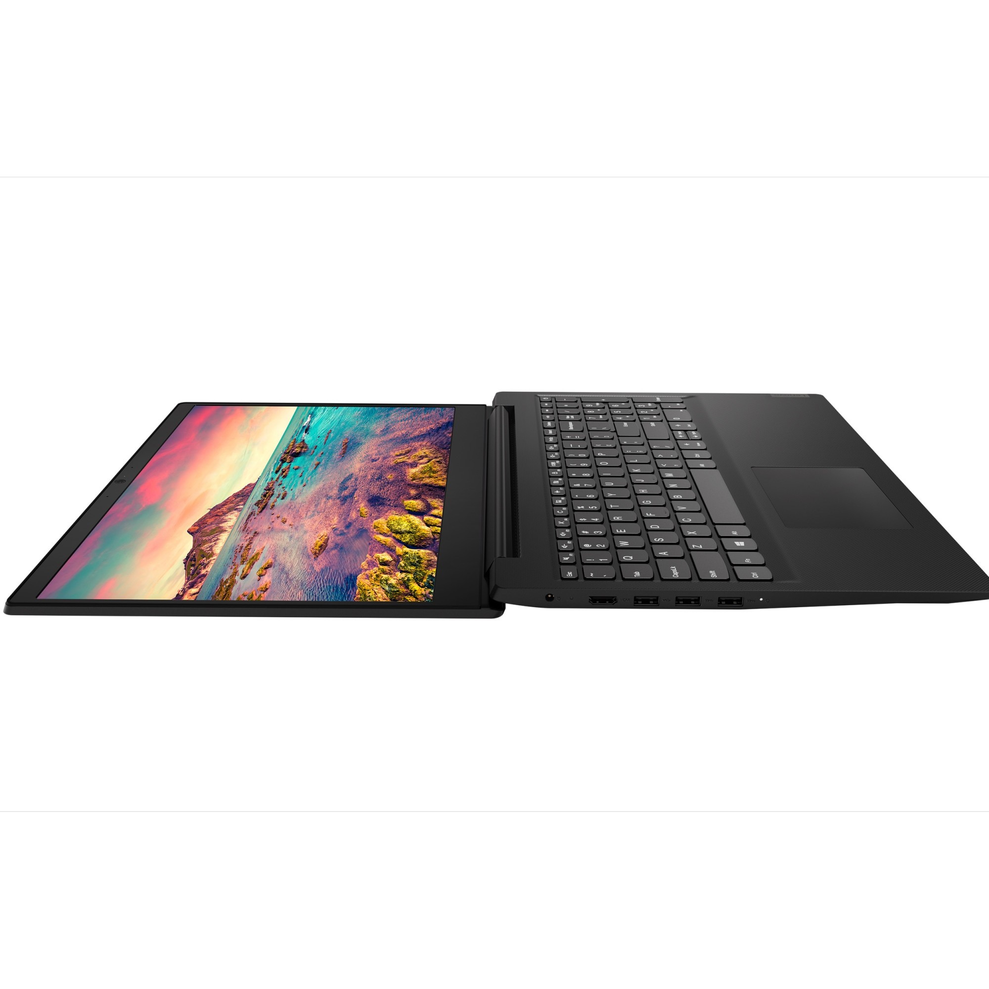 Laptop Lenovo Ideapad S145-15API cu procesor AMD® Ryzen 5 3500U pana la 3.70 GHz, 15.6", Full HD, 8GB, 256GB SSD, AMD Radeon Vega 8 Graphics, Free DOS, Black