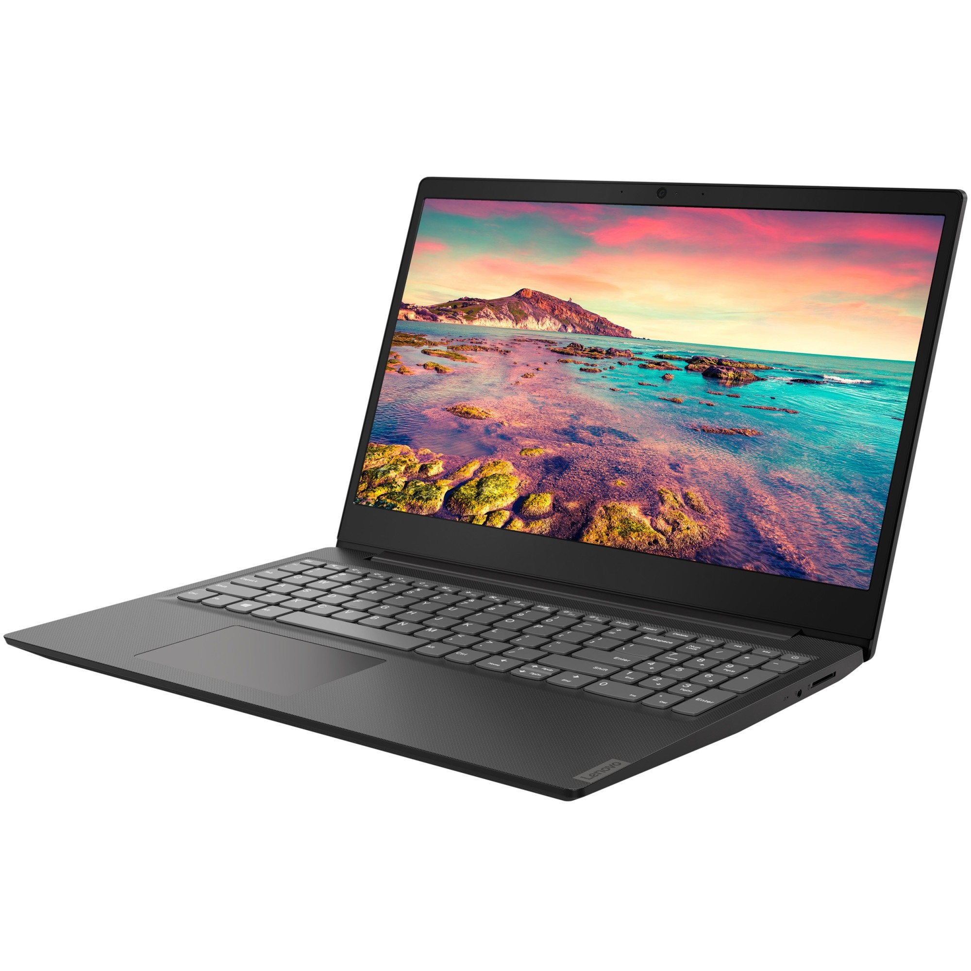 Laptop Lenovo Ideapad S145-15API cu procesor AMD® Ryzen 5 3500U pana la 3.70 GHz, 15.6", Full HD, 8GB, 256GB SSD, AMD Radeon Vega 8 Graphics, Free DOS, Black
