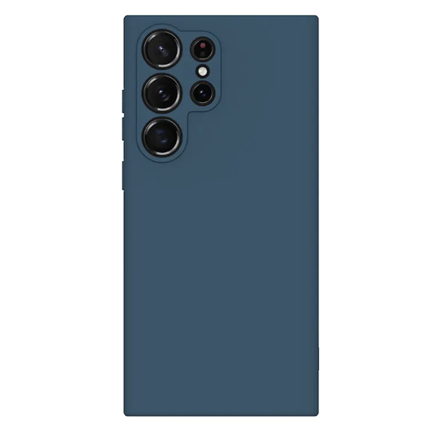Husa Silicon Catifea Compatibila cu Samsung Galaxy S24 Ultra culoare Albastru Aquamarin