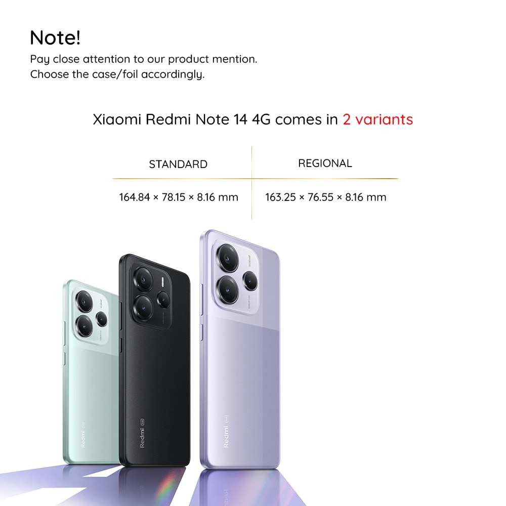 Folie pentru Xiaomi Redmi Note 14 4G Regional/Redmi Note 14 5G, HardGlass Tempered Screen Protector, V40, Sticla securizata, Clear