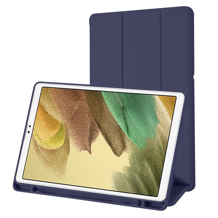 Husa Cu Grad Ridicat de Protectie pentru Samsung Galaxy Tab A7 Lite, G26, TPU, Dark Blue