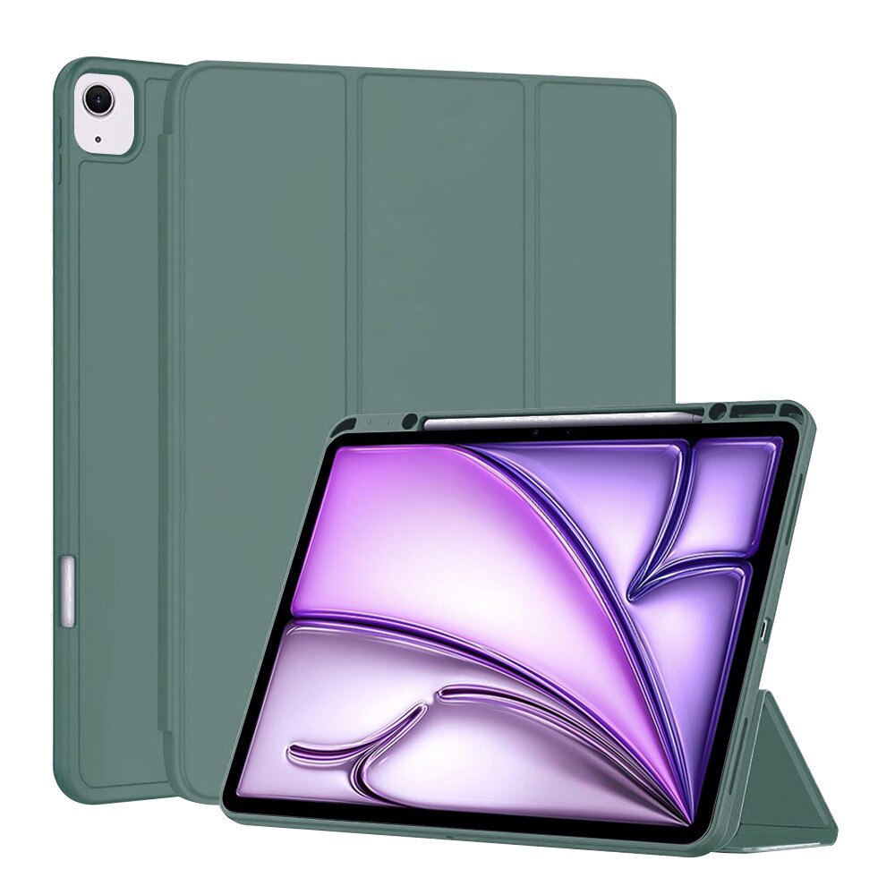 Husa Cu Grad Ridicat de Protectie pentru iPad Air 13 2024/Air 13 2025, G32, TPU, Green Forest