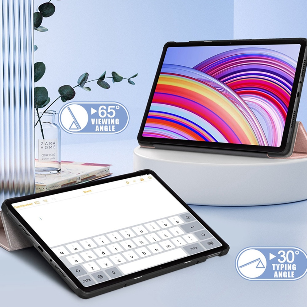 Husa Cu Grad Ridicat de Protectie pentru Xiaomi Redmi Pad Pro/Redmi Pad Pro 5G/Poco Pad, G56, MicroTwine, Strawberry Gold