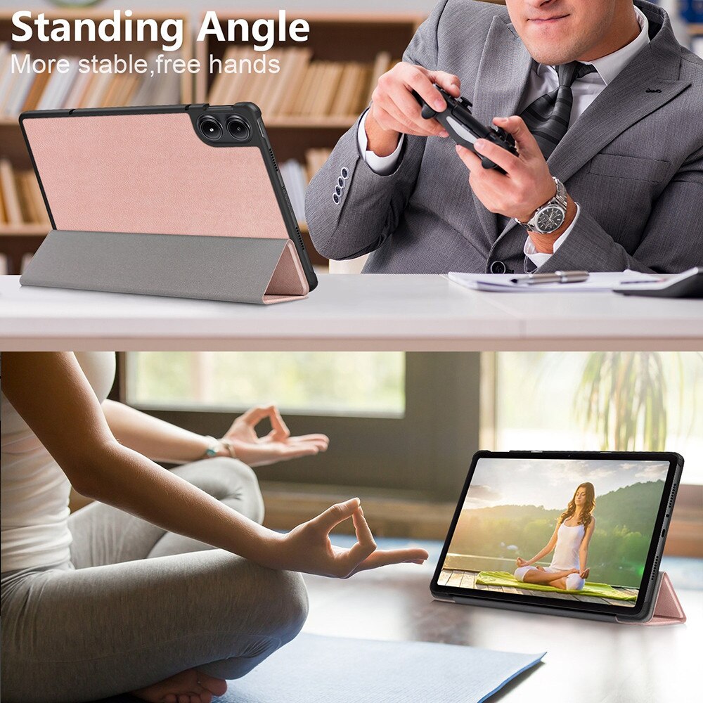 Husa Cu Grad Ridicat de Protectie pentru Xiaomi Redmi Pad Pro/Redmi Pad Pro 5G/Poco Pad, G56, MicroTwine, Strawberry Gold