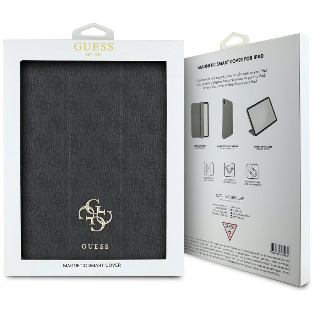 Husa Cu Grad Ridicat de Protectie pentru iPad Air 13 2024/Air 13 2025, G60, Hard Plastic, Intense Dark