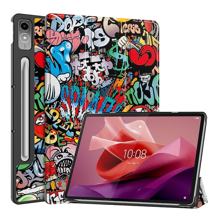 Husa Cu Grad Ridicat de Protectie pentru Lenovo Tab P12, G73, MicroTwine, Urban Vibe