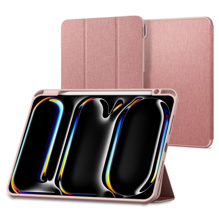 Husa Cu Grad Ridicat de Protectie pentru iPad Pro 11 2024, G59, Nailon, Strawberry Gold