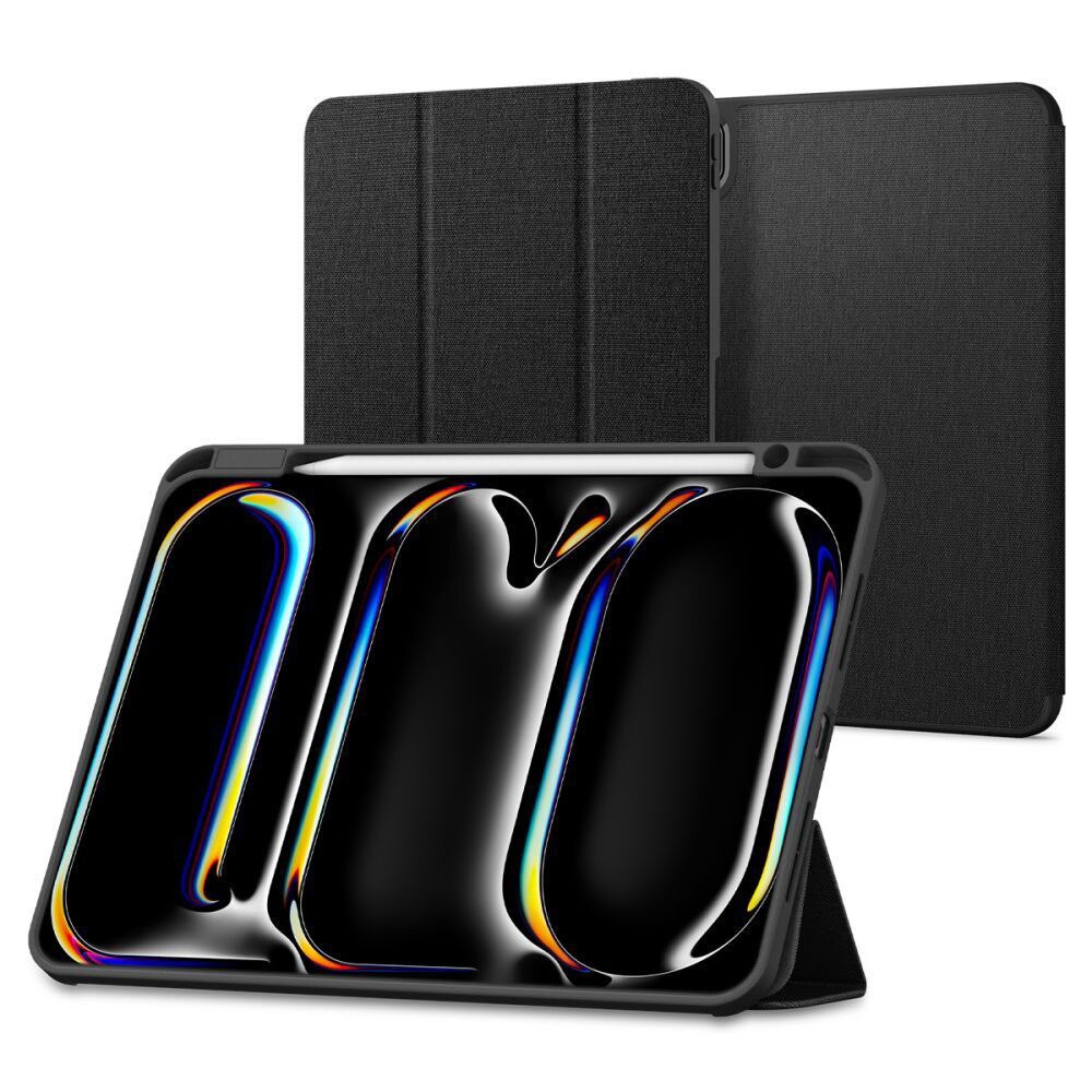 Husa Cu Grad Ridicat de Protectie pentru iPad Pro 13 2024, G58, Nailon, Intense Dark