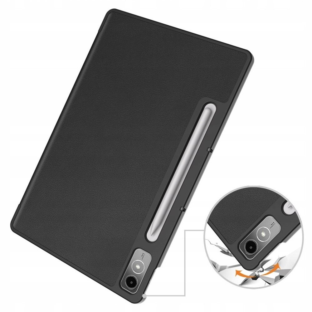 Husa Cu Grad Ridicat de Protectie pentru Lenovo Tab P12 Techsuit FoldPro, G64, MicroTwine, Intense Dark