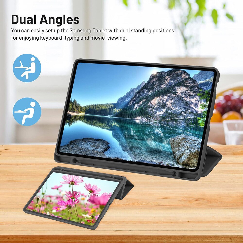Husa Cu Grad Ridicat de Protectie pentru Samsung Galaxy Tab A7 Lite, G27, TPU, Green Forest