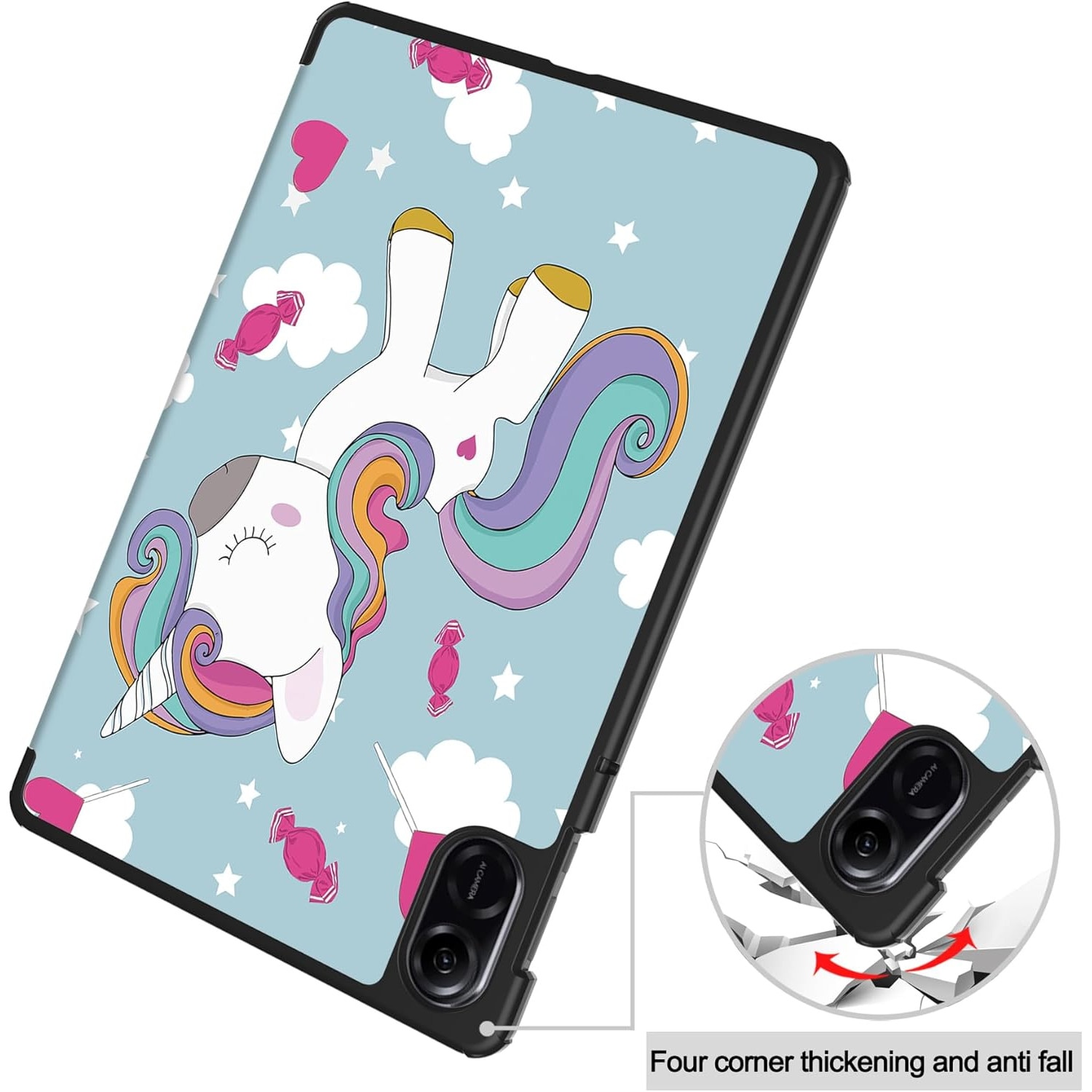 Husa Cu Grad Ridicat de Protectie pentru Honor Pad X8a, G63, MicroTwine, Unicorn