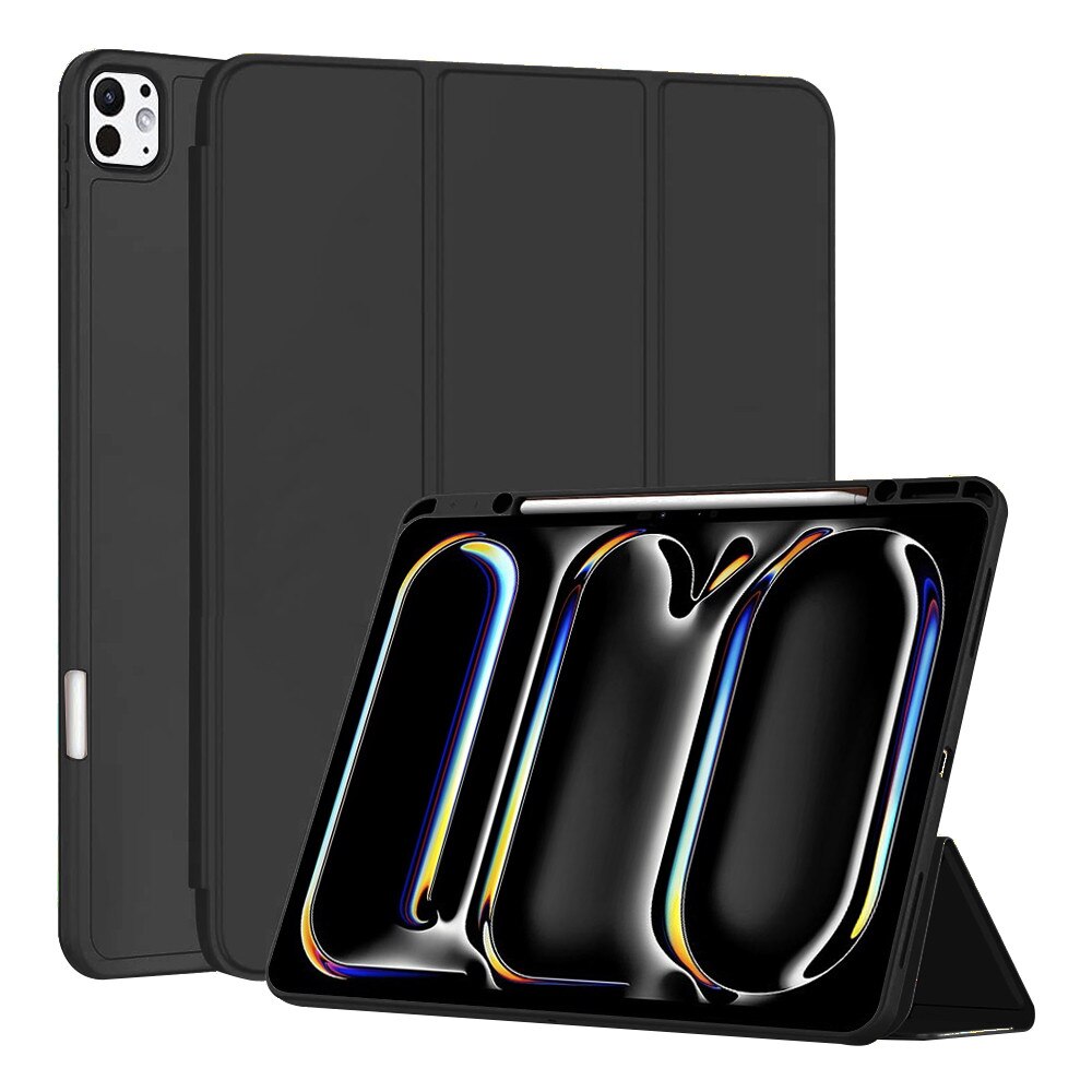 Husa Cu Grad Ridicat de Protectie pentru iPad Pro 13 2024, G35, TPU, Intense Dark