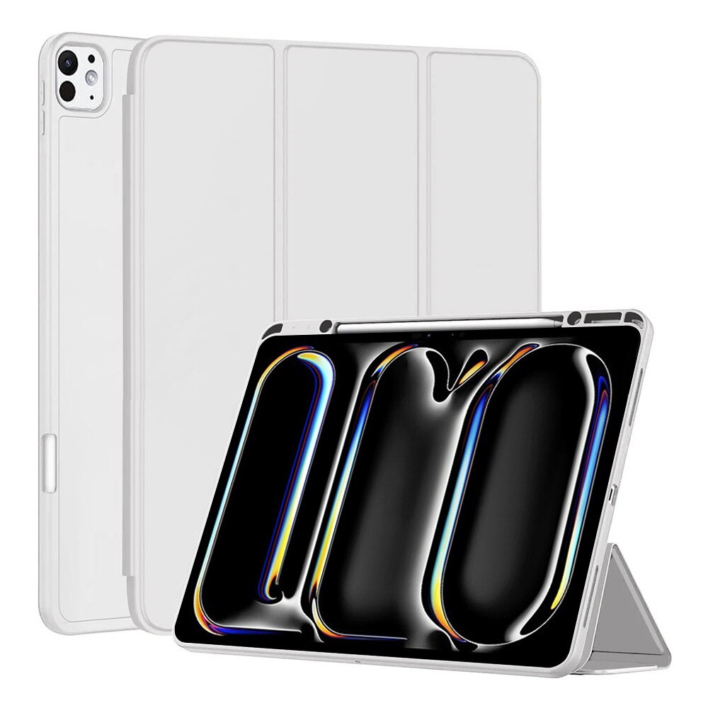 Husa Cu Grad Ridicat de Protectie pentru iPad Pro 13 2024, G28, TPU, Titanium Grey