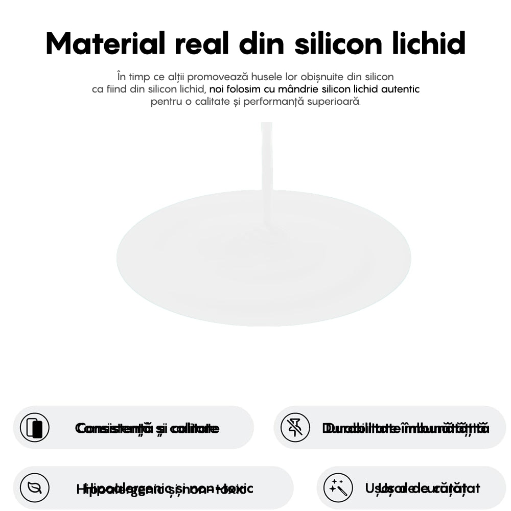 Husa CASEY STUDIOS™ compatibila cu iPhone 16 Plus, Soft Silicone Premium, Microfibra in Interior, Alb, de Protectie, Ultra Slim, pentru Incarcare Wireless, Margini Ridicate de Protectia Ecranului si a Camerelor