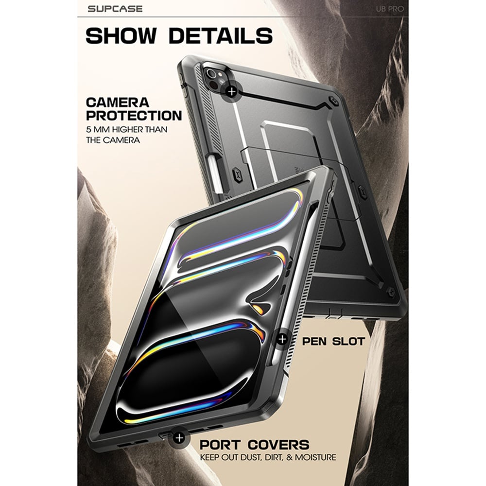 Husa pentru iPad Pro 11 (2024) - Supcase Unicorn Beetle Pro - Black
