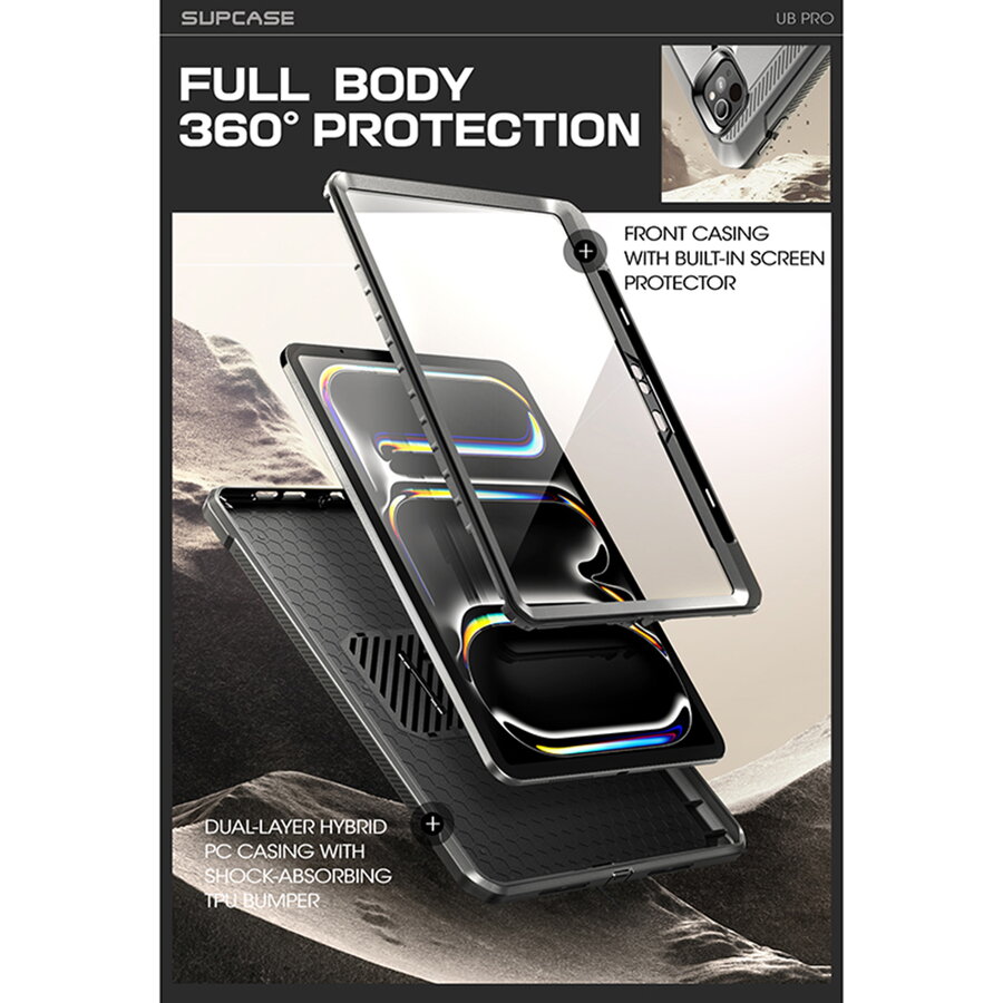 Husa pentru iPad Pro 11 (2024) - Supcase Unicorn Beetle Pro - Black