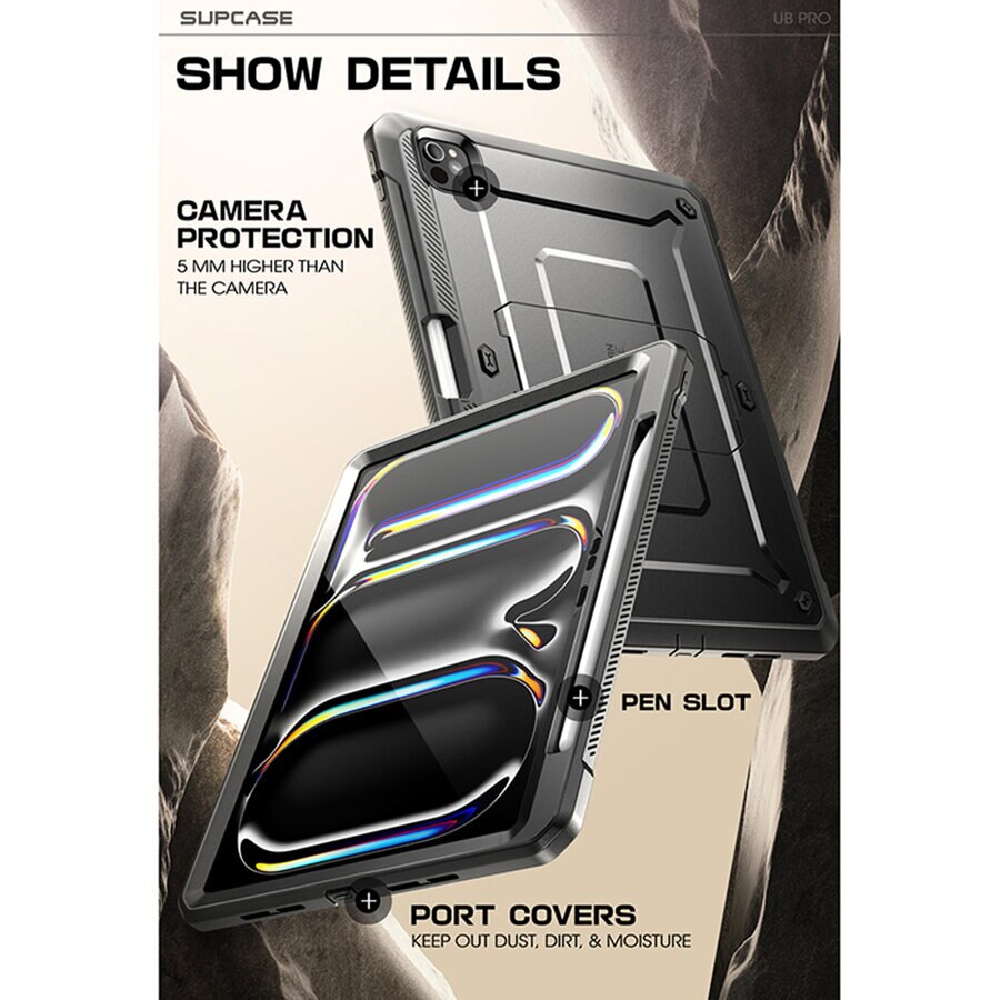 Husa pentru iPad Pro 11 (2024) - Supcase Unicorn Beetle Pro - Black