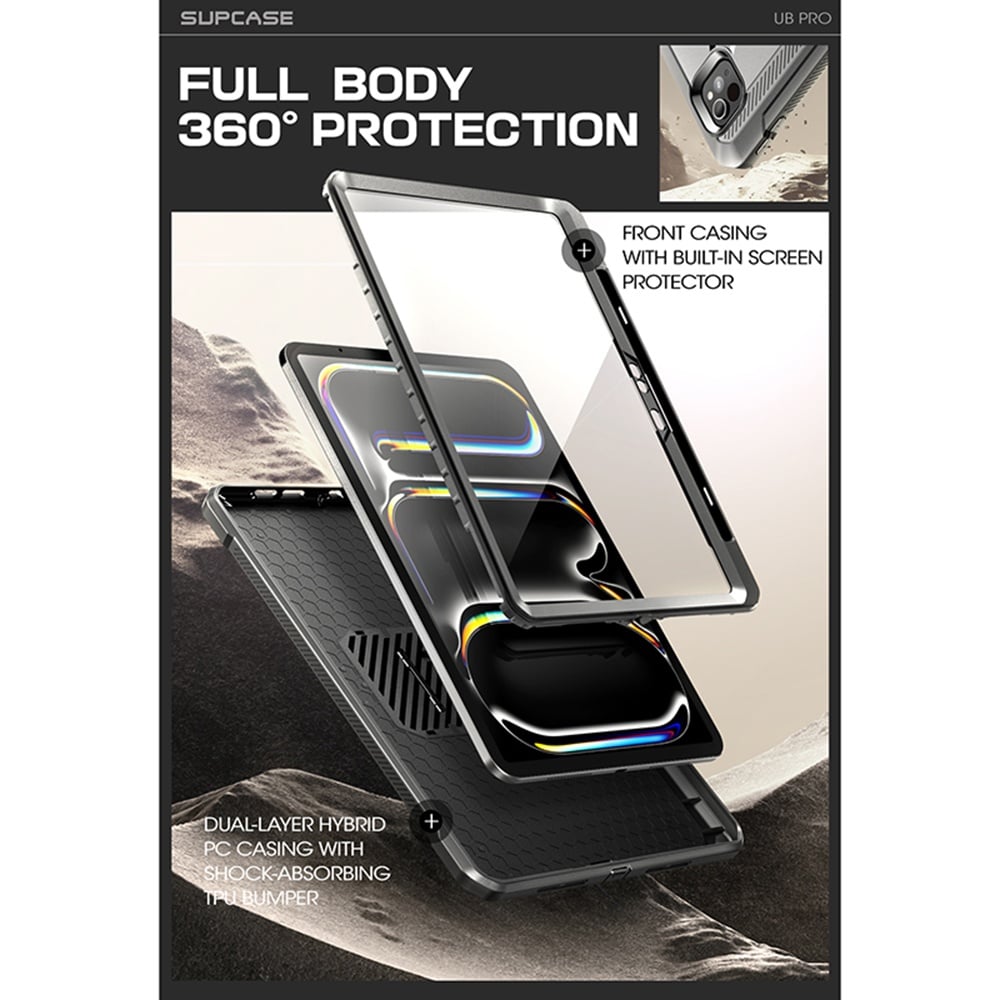Husa pentru iPad Pro 11 (2024) - Supcase Unicorn Beetle Pro - Black