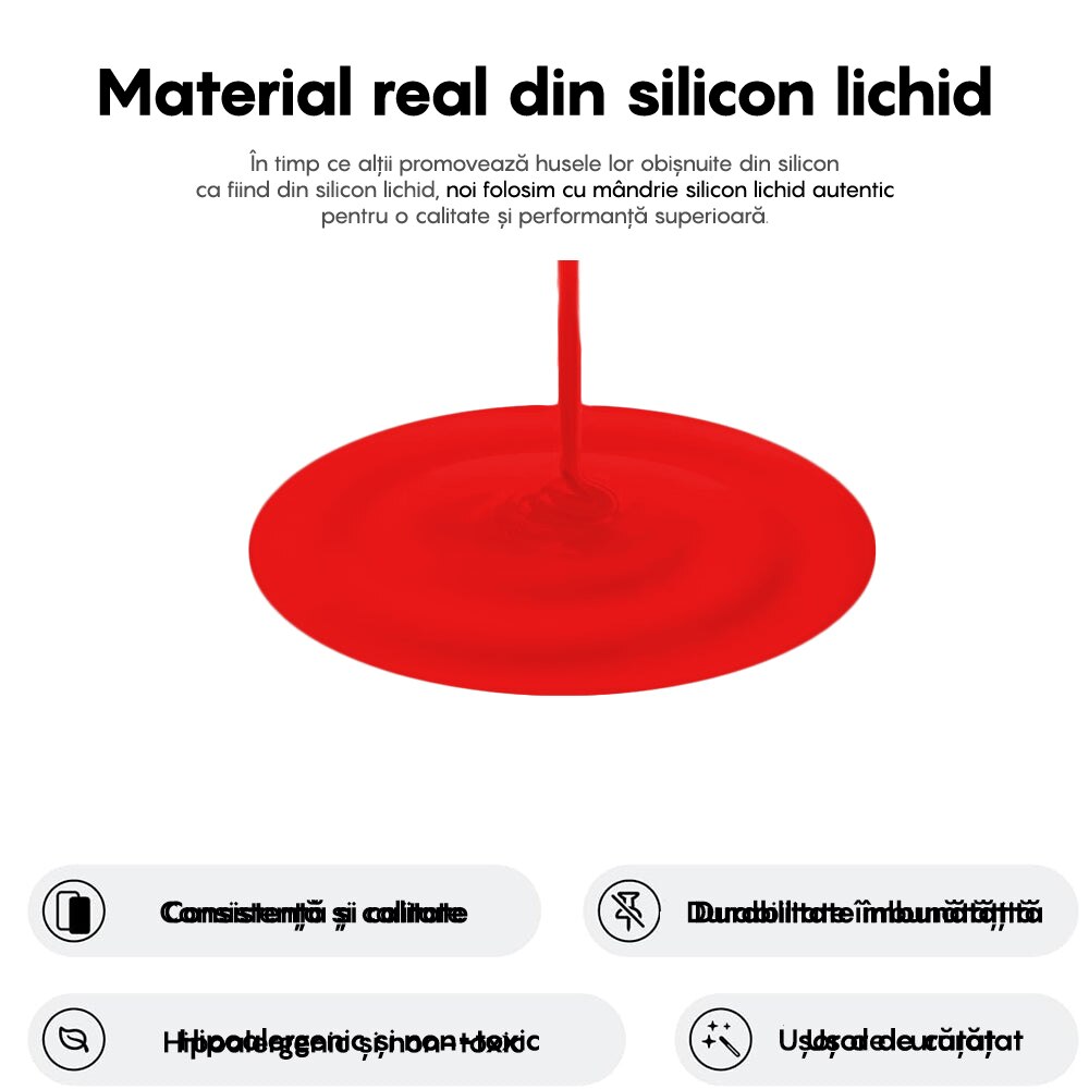 Husa CASEY STUDIOS™ compatibila cu iPhone 16, Soft Silicone Premium, Microfibra in Interior, Rosu, de Protectie, Ultra Slim, pentru Incarcare Wireless, Margini Ridicate de Protectia Ecranului si a Camerelor