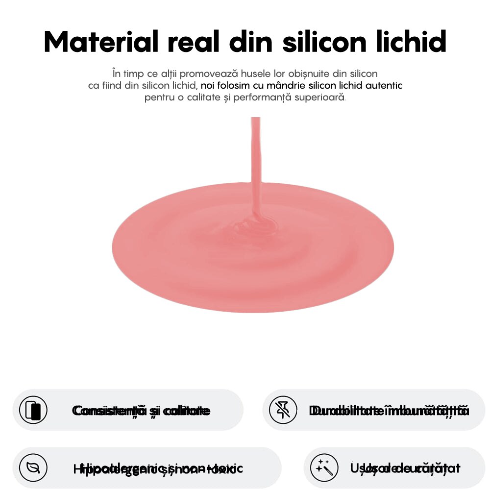 Husa CASEY STUDIOS™ compatibila cu iPhone 16, Soft Silicone Premium, Microfibra in Interior, Roz, de Protectie, Ultra Slim, pentru Incarcare Wireless, Margini Ridicate de Protectia Ecranului si a Camerelor