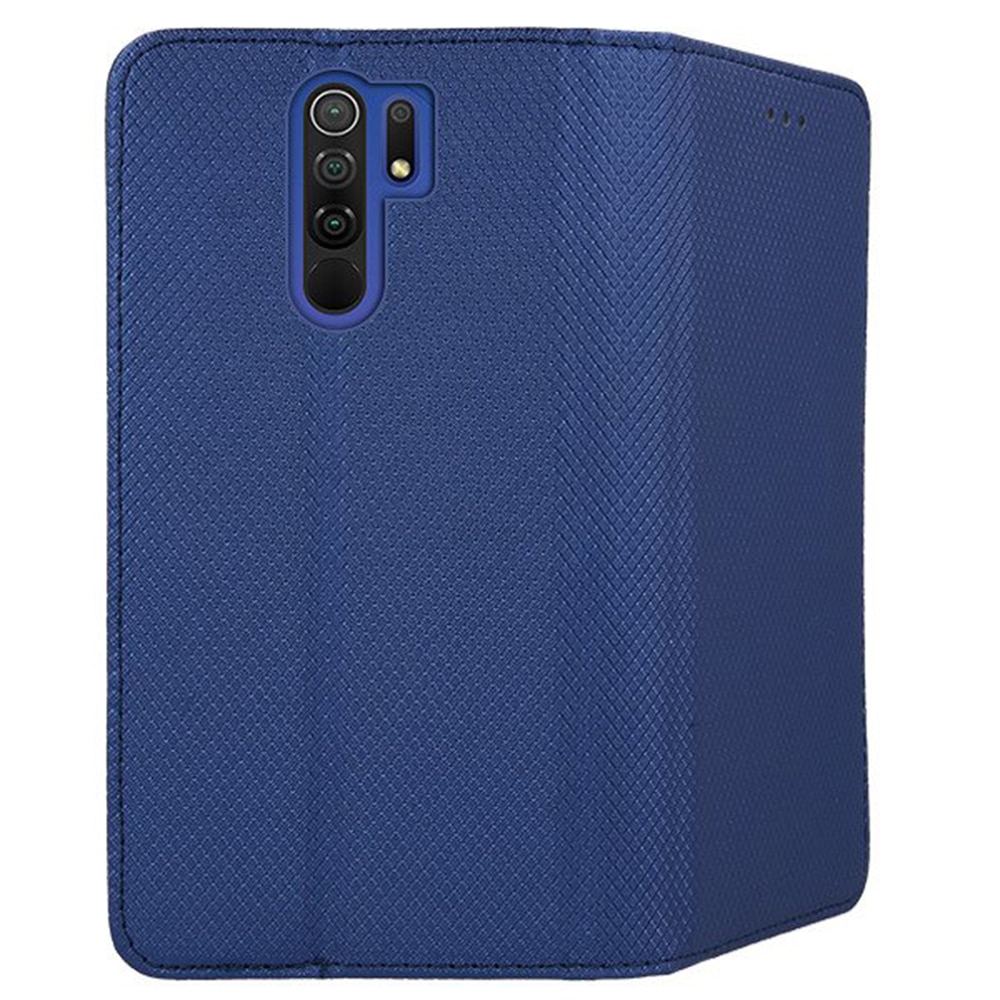 Husa G-Tech tip carte Compatibil cu Xiaomi Redmi 9, premium book, inchidere magnetica, buzunar card, Albastru