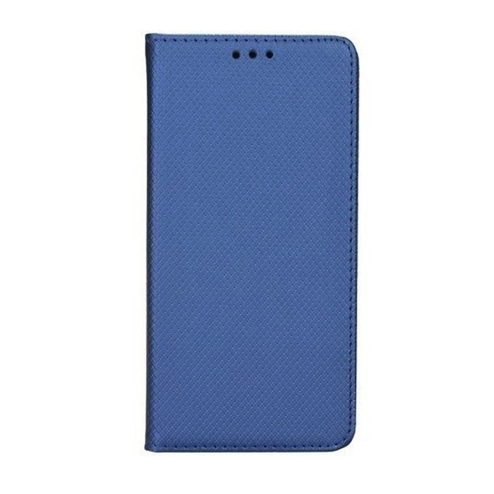 Husa G-Tech tip carte Compatibil cu Xiaomi Redmi 9, premium book, inchidere magnetica, buzunar card, Albastru