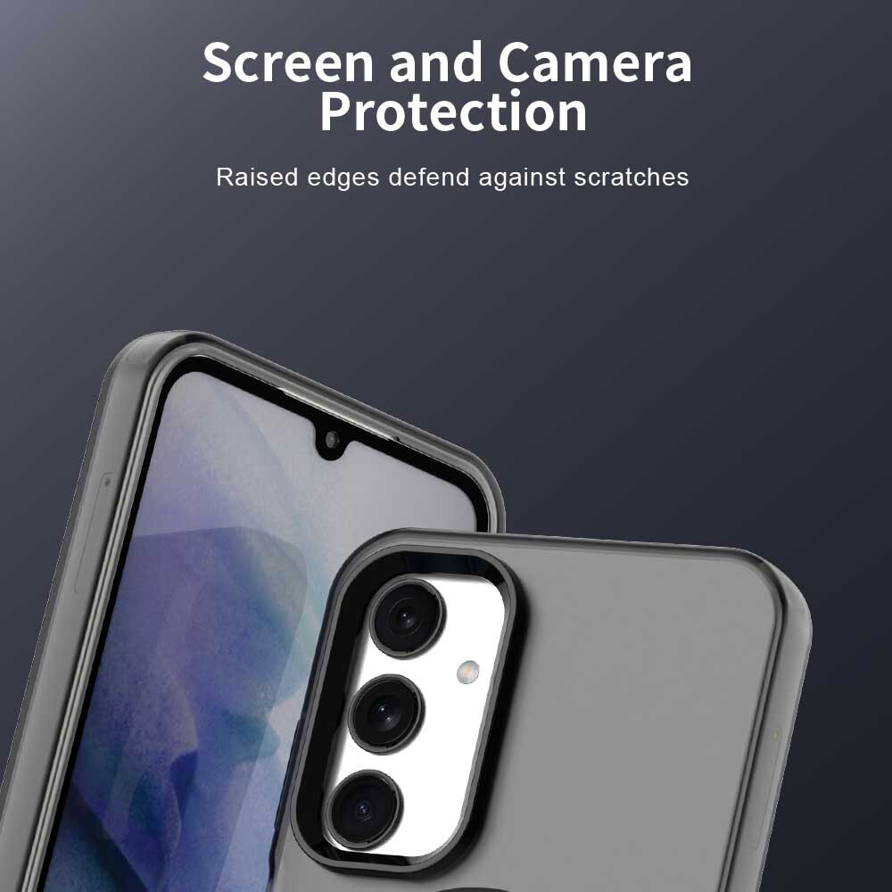 Husa Candy Case pentru Samsung Galaxy A25 5G, Negru, dimensiuni precise, protecție superioară