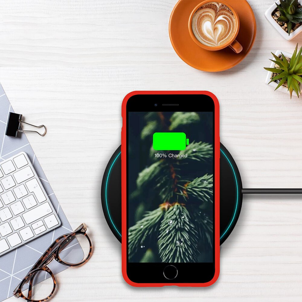 Husa CASEY STUDIOS™ pentru Apple iPhone XR, Soft Silicone Premium, Microfibra in Interior, Red, de Protectie, Ultra Slim, pentru Incarcare Wireless, Margini Ridicate pentru Protectia Ecranului si a Camerelor