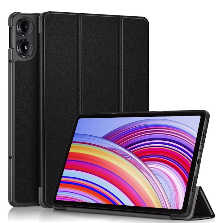 Husa tableta FoldPro Xiaomi Redmi Pad Pro / Redmi Pad Pro 5G / Poco Pad Negru