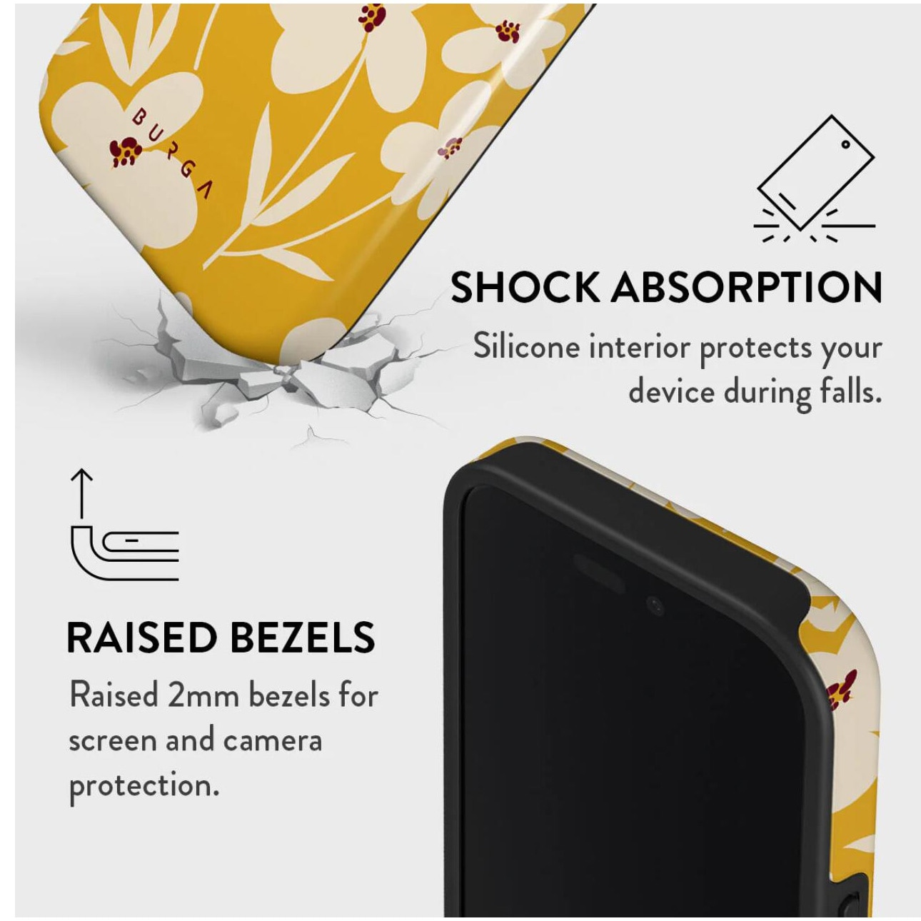 Husa de protectie Burga Dual Layer Sunday Market pentru iPhone 16
