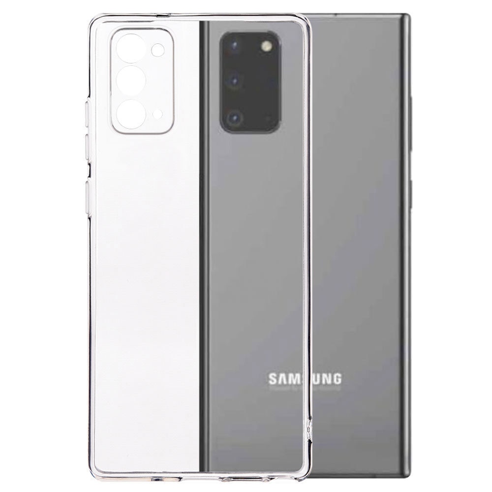 Husa iSlim pentru Samsung Note 20 - TPU Silicon gel, UltraSlim, Gekko - Transparenta