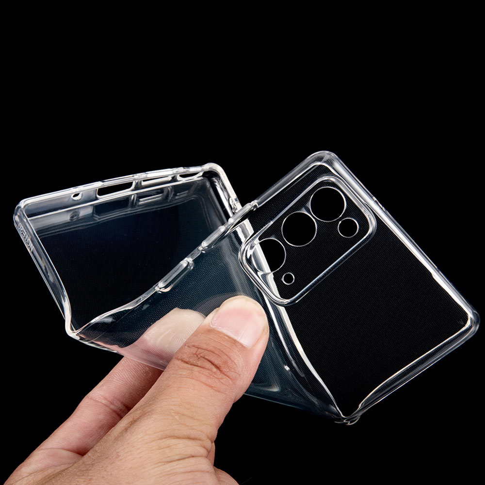 Husa iSlim pentru Samsung Note 20 - TPU Silicon gel, UltraSlim, Gekko - Transparenta