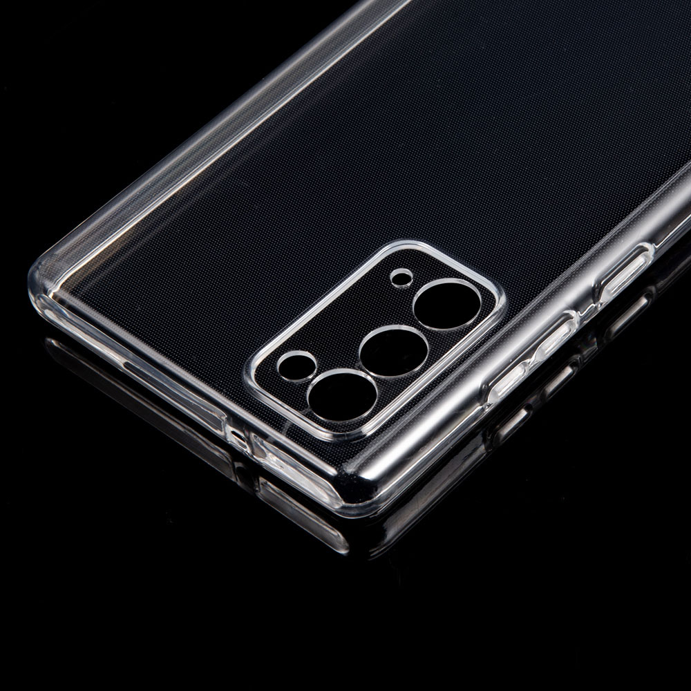 Husa iSlim pentru Samsung Note 20 - TPU Silicon gel, UltraSlim, Gekko - Transparenta
