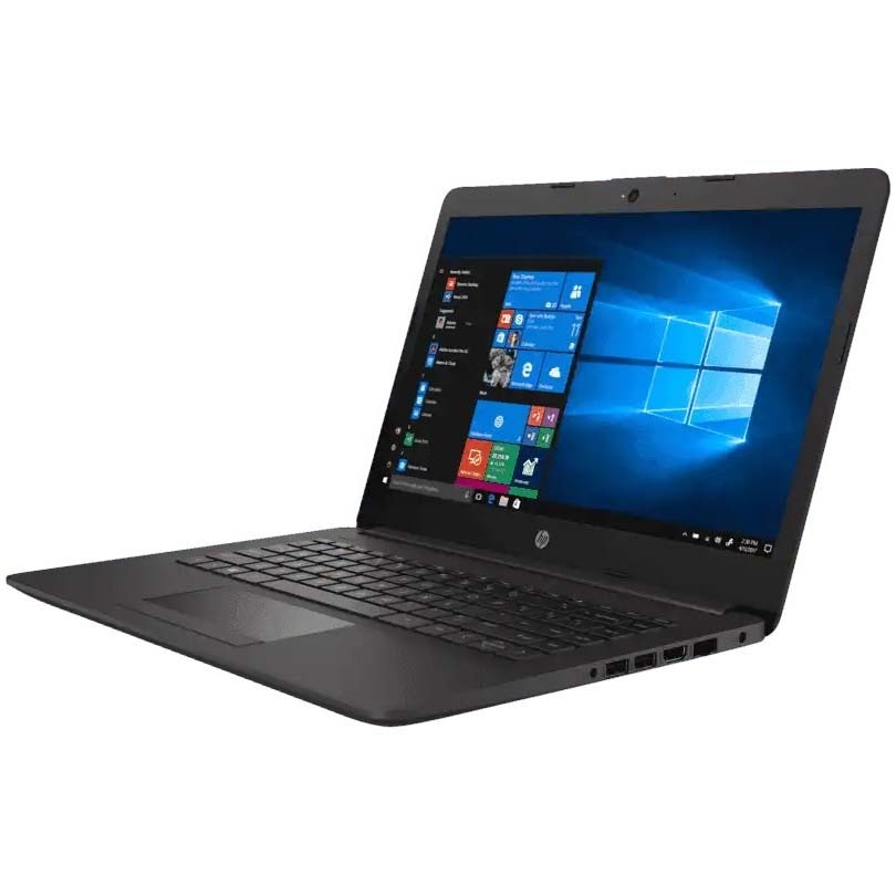 Laptop ultraportabil HP 245 G8 cu procesor AMD Ryzen 3 3250U, 14", Full HD, 8GB, 256GB SSD, AMD Radeon Graphics, Windows 10 Pro, Dark Ash Silver